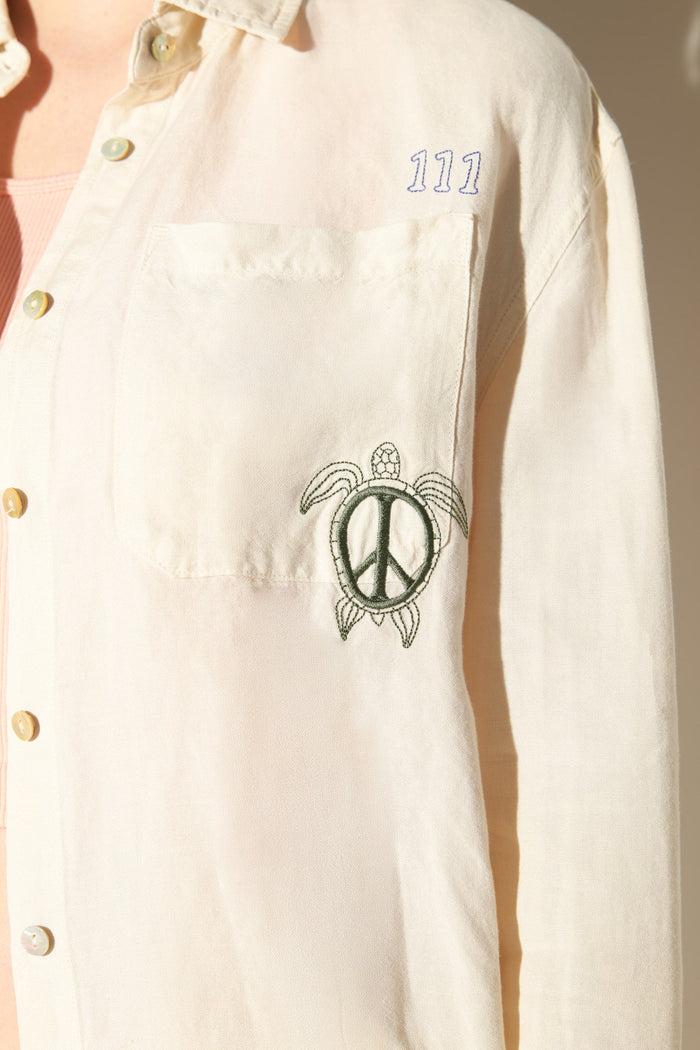 Jnb Beaudry Linen Shirt - Canvas