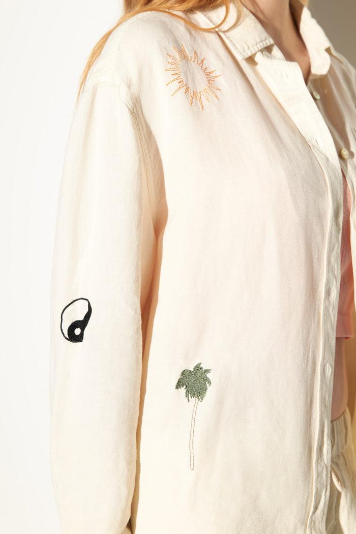 Jnb Beaudry Linen Shirt - Canvas