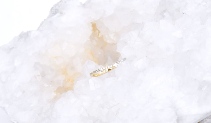 Jnb Chevron Diamond Ring