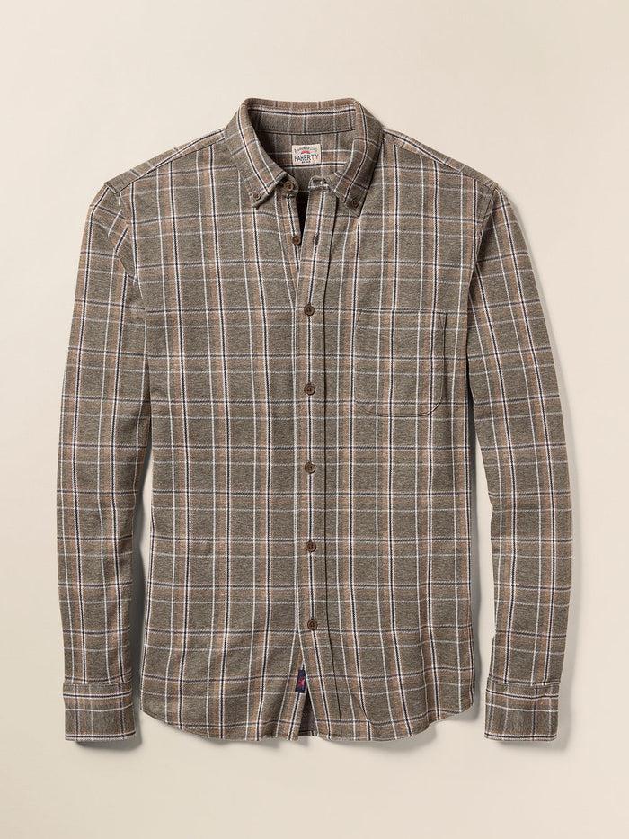 jnb Coastline Knit Shirt - Pleasant Hill Plaid