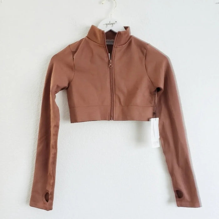 jnb Crop Zip Long Sleeve