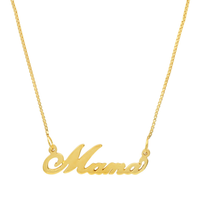 Jnb Cursive Nameplate Necklace