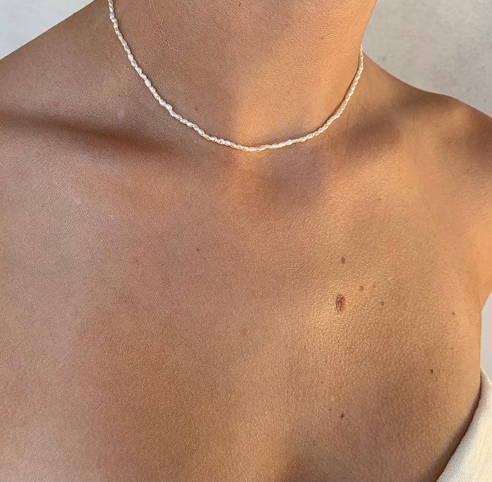 Jnb Dainty Pearl Necklace