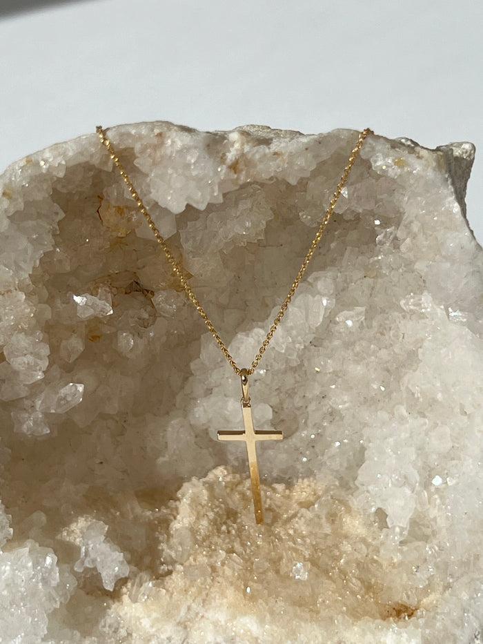 jnb Gold Cross Necklace