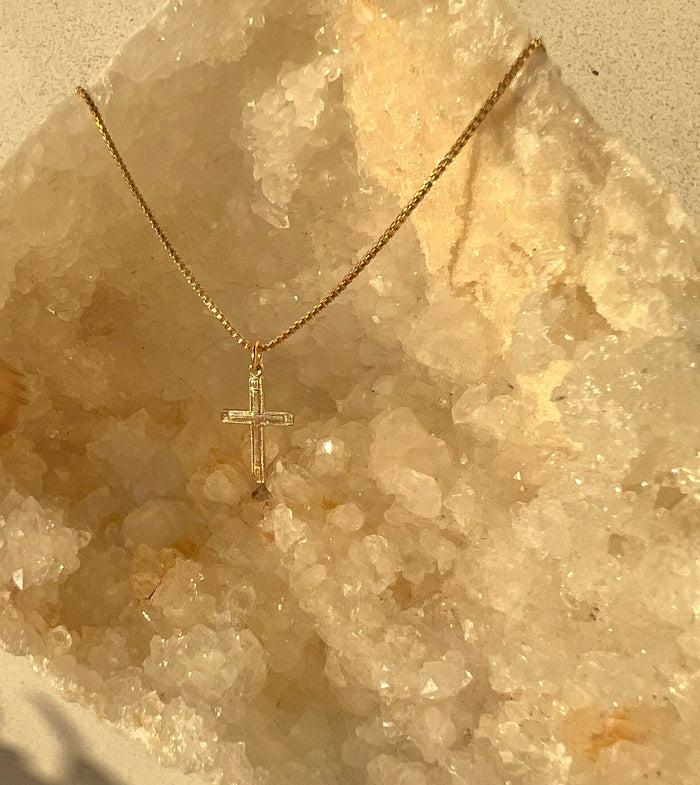 Jnb Gold-Filled Cross Pendant Necklaces