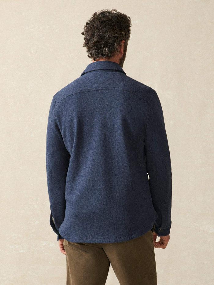 Jnb Inlet Knit CPO - Navy Knight Melange