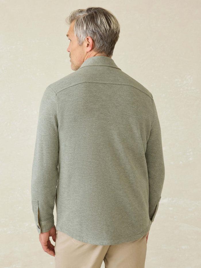 Jnb Inlet Knit CPO - Olive Brush Melange