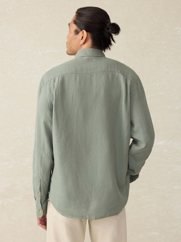 Jnb Laguna Linen Shirt - Fairfield Dobby