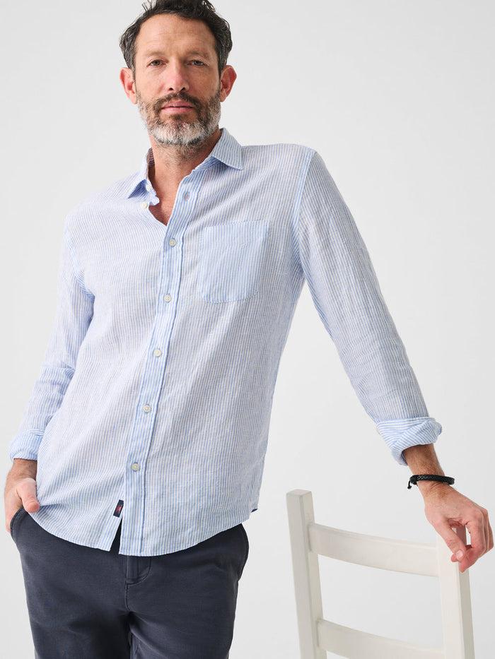 jnb Laguna Linen Shirt - Summer Classic Stripe