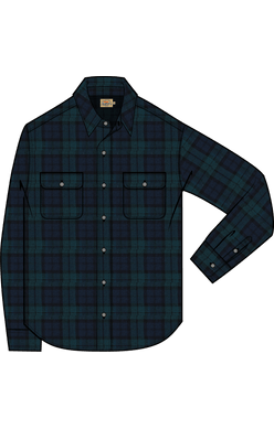 Jnb Legend Sweater Shirt - Blackwatch Plaid