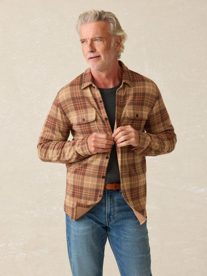 Jnb Legend Sweater Shirt - Cedar Sands Plaid