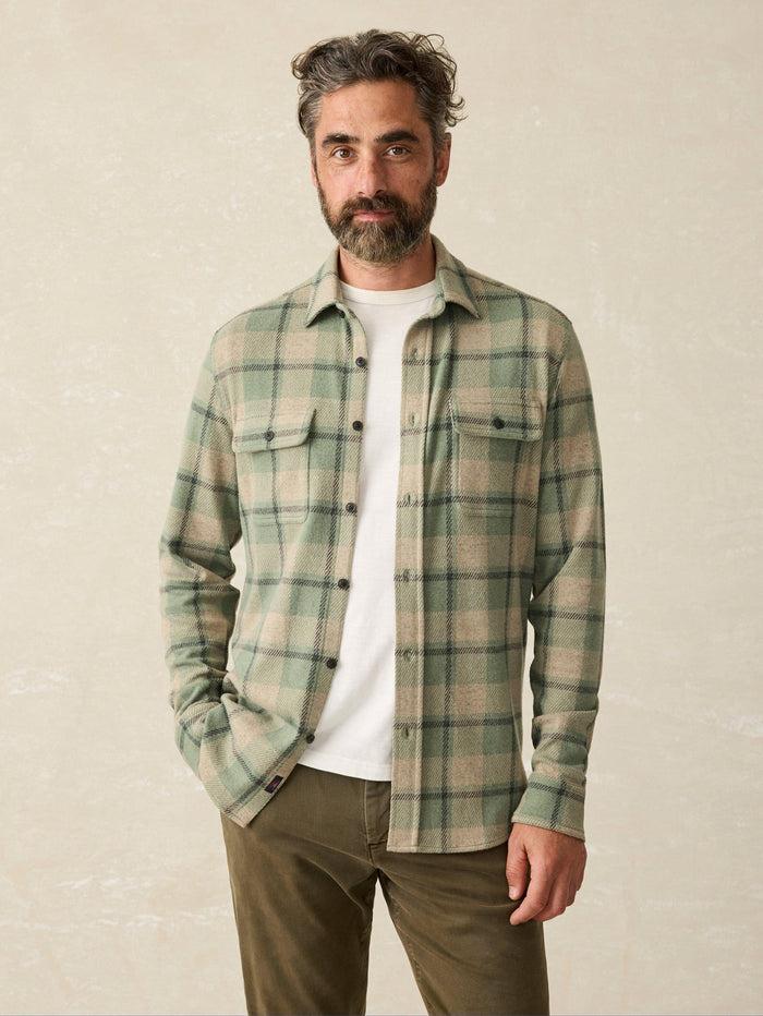 jnb Legend Sweater Shirt - Forest Drive Plaid