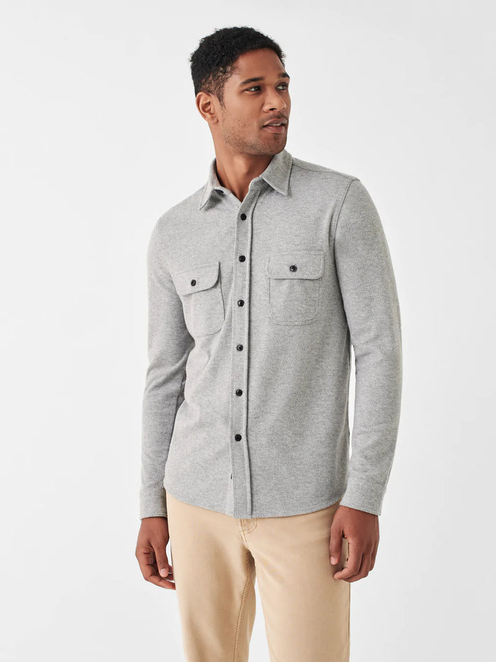 jnb Legend Sweater Shirt - Fossil Grey Twill