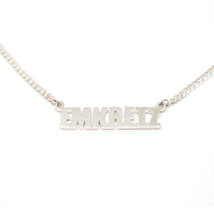 Jnb Mini Name Plate Necklace