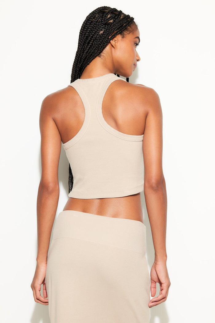 Jnb Moss Rib Tank - Palo Santo