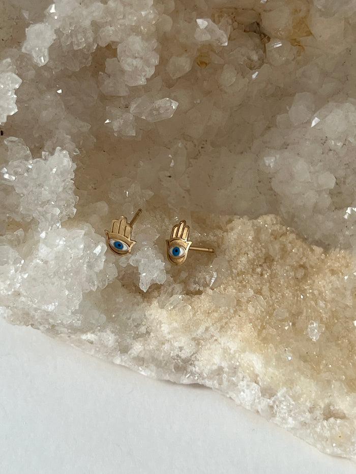 Jnb Petite Hamsa Stud Earrings