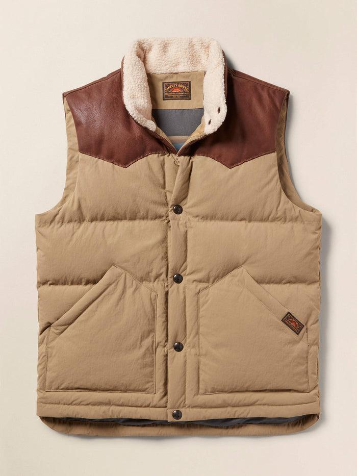 Jnb Range Down Vest - Drill Khaki