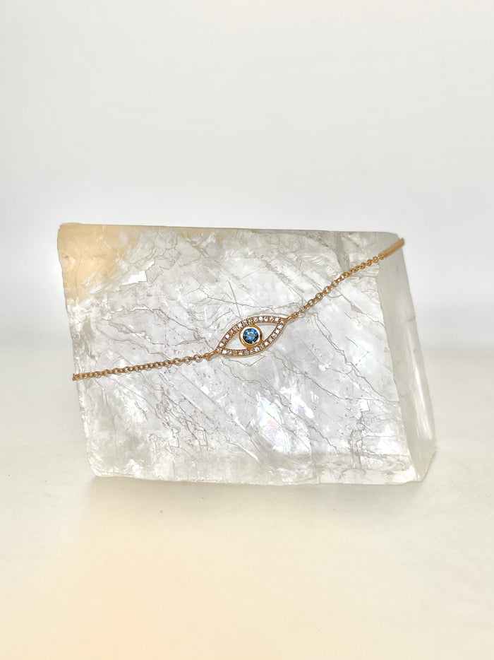 jnb Sapphire Eye of Protection Bracelet