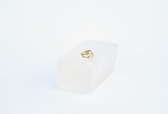 jnb Single Diamond Huggie