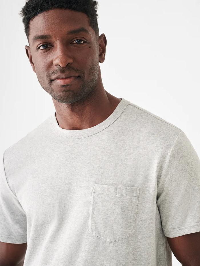 Jnb Sunwashed Pocket Tee - Heather Grey