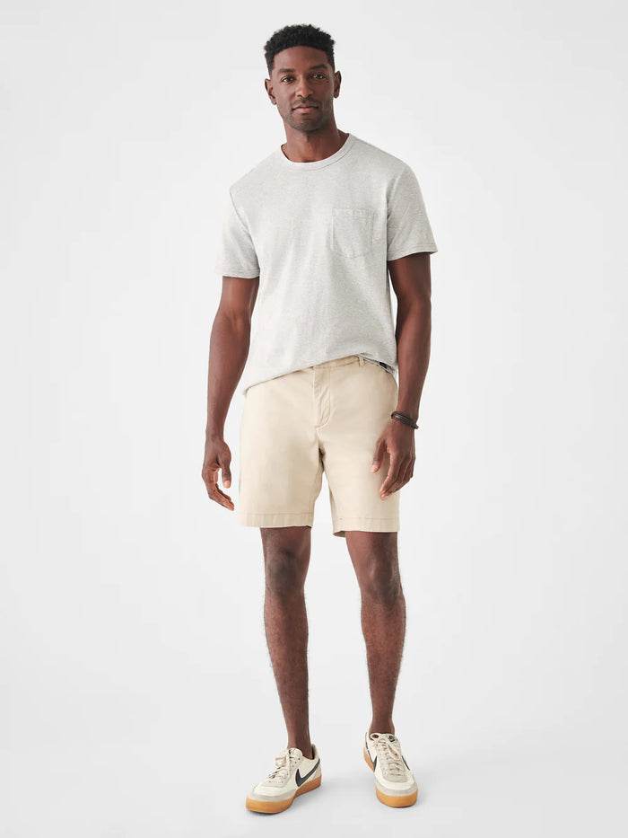 jnb Sunwashed Pocket Tee - Heather Grey