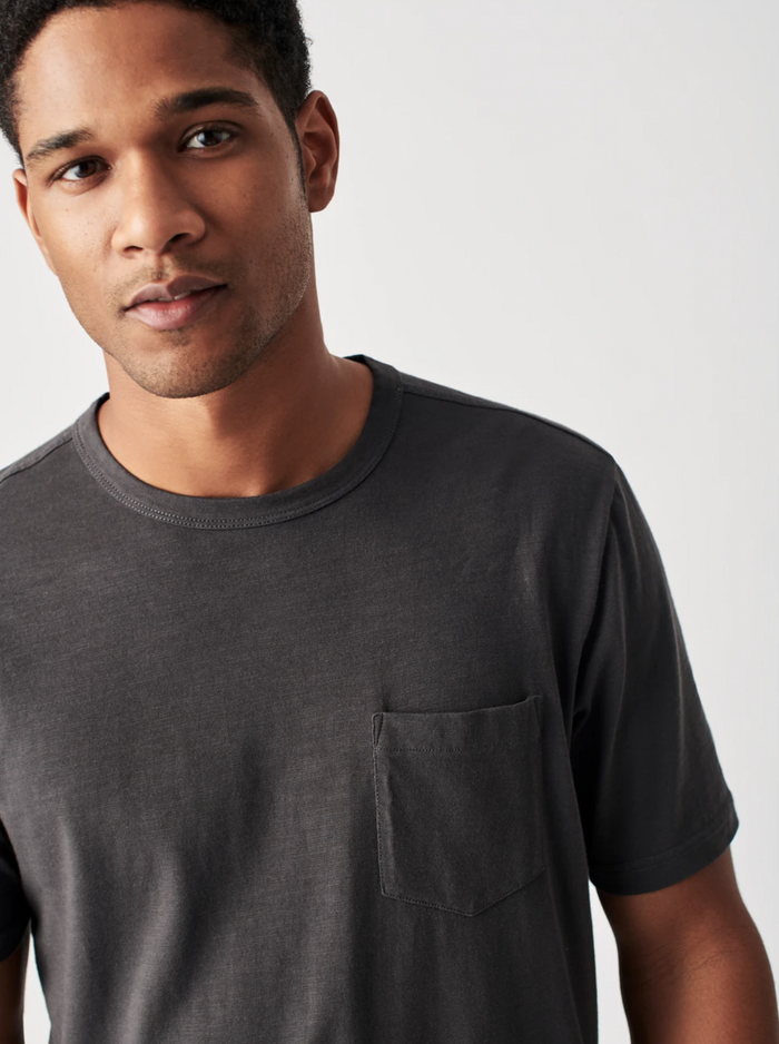 jnb Sunwashed Pocket Tee - Washed Black