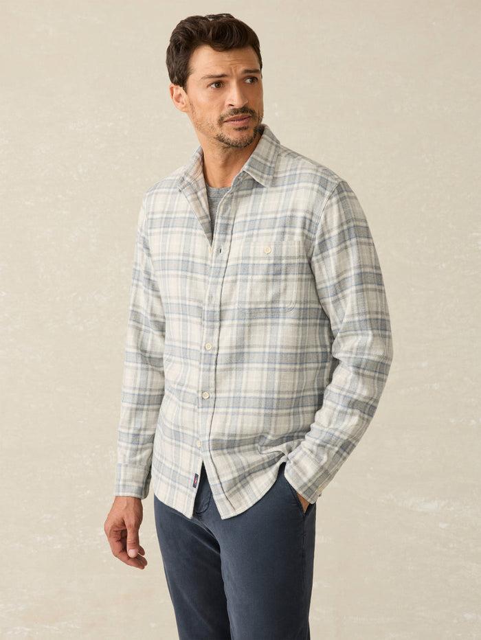 Jnb Super Brushed Flannel - Grey Falls Plaid