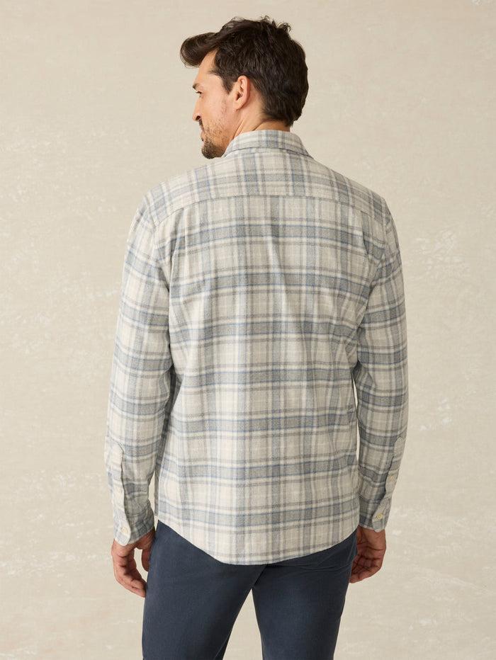 Jnb Super Brushed Flannel - Grey Falls Plaid