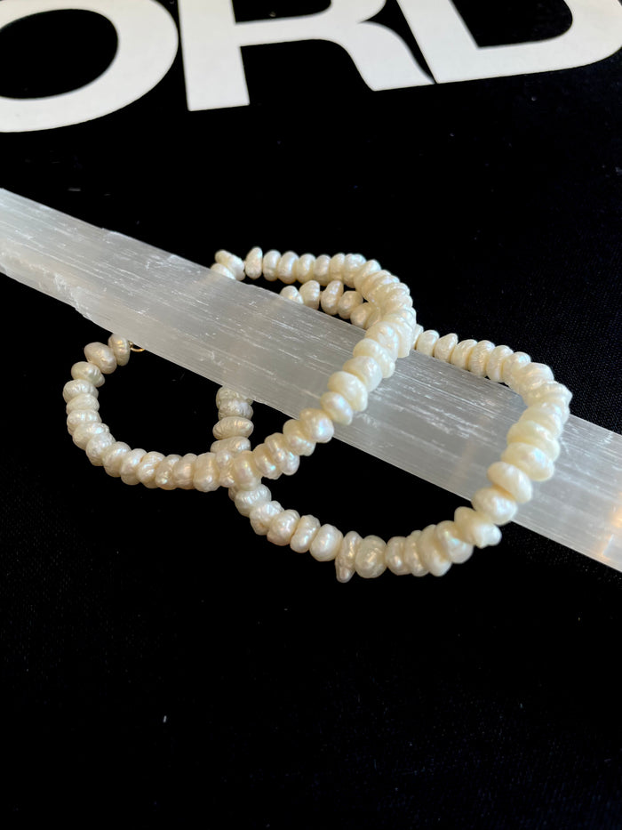 jnb Textured Pearl Bracelet