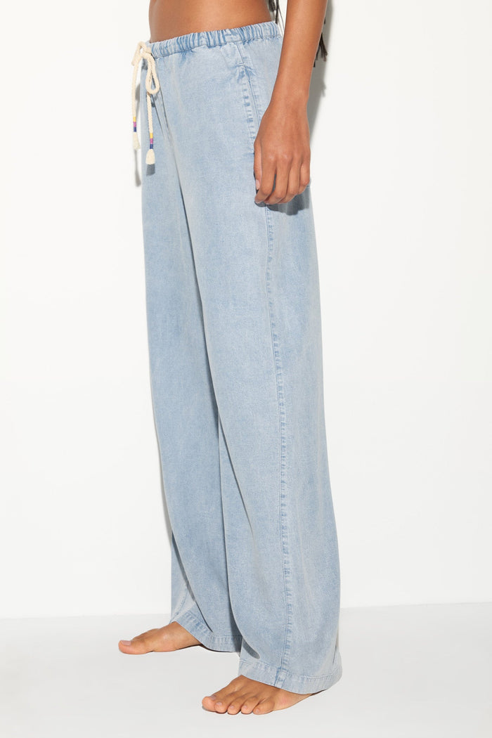 Jnb Toluca Chambray Pant - Sunbleached Chambray