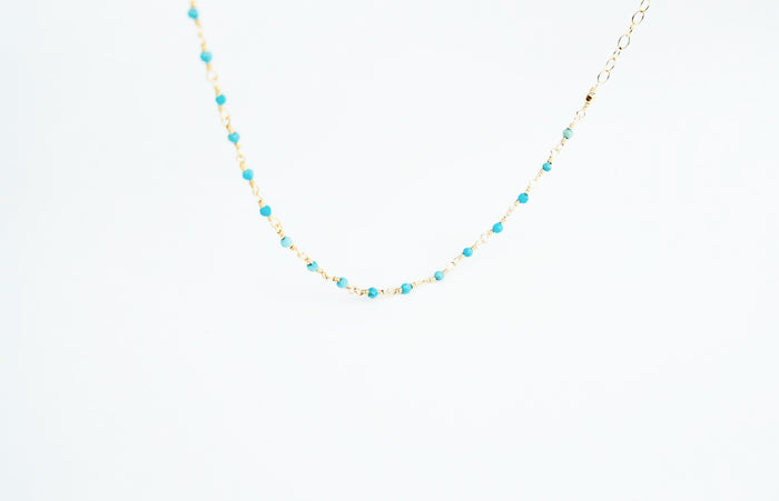 Jnb Turquoise Chain Necklace