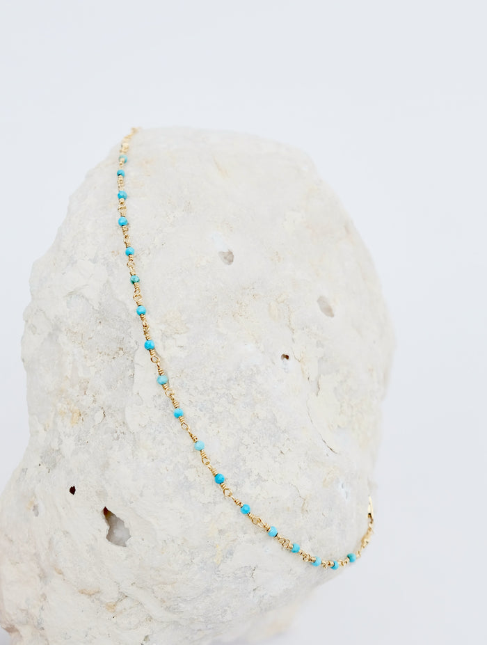 Jnb Turquoise Chain Necklace