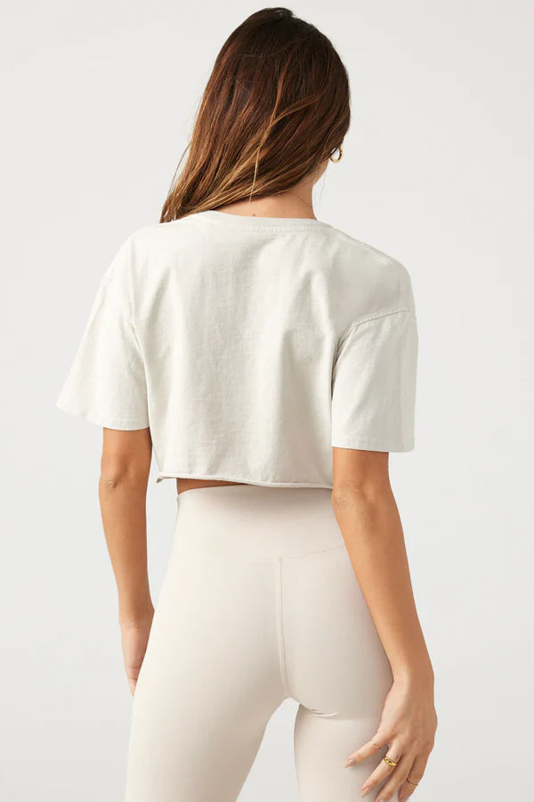 Jnb Twist Tee - Fog Cotton