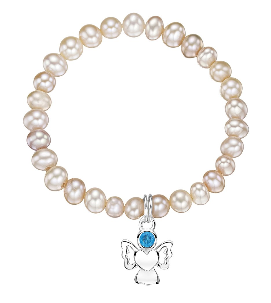 jo for girls freshwater pearl bracelet with december birthstone