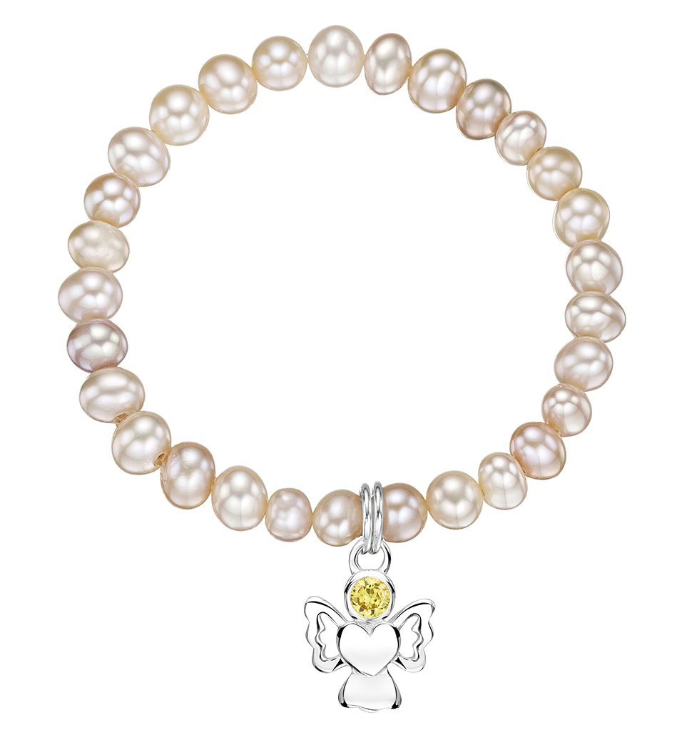 jo for girls freshwater pearl bracelet with november birthstone