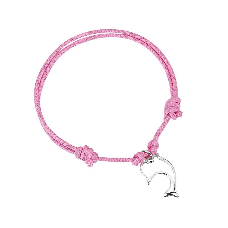 jo for girls pink bracelet with sterling silver dolphin jo for girls pink bracelet with sterling silver dolphin