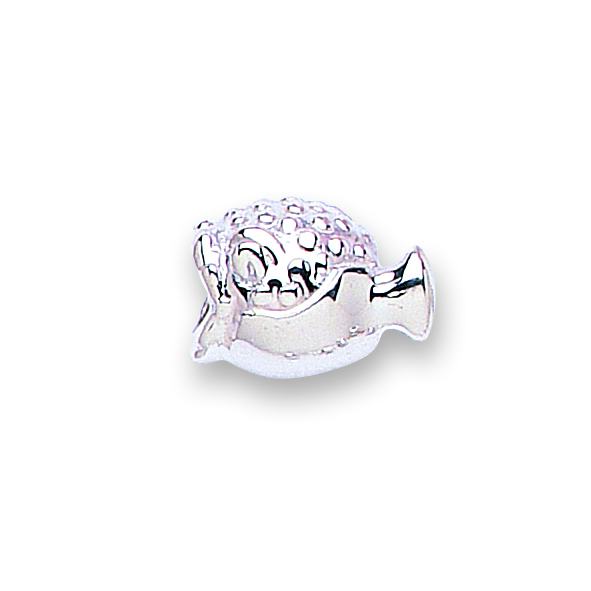 jo for girls sterling silver bubble fish charm bead