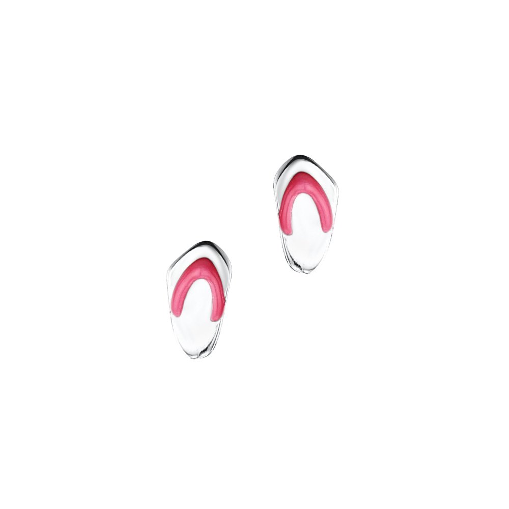 jo for girls sterling silver enamel flip flop stud earrings
