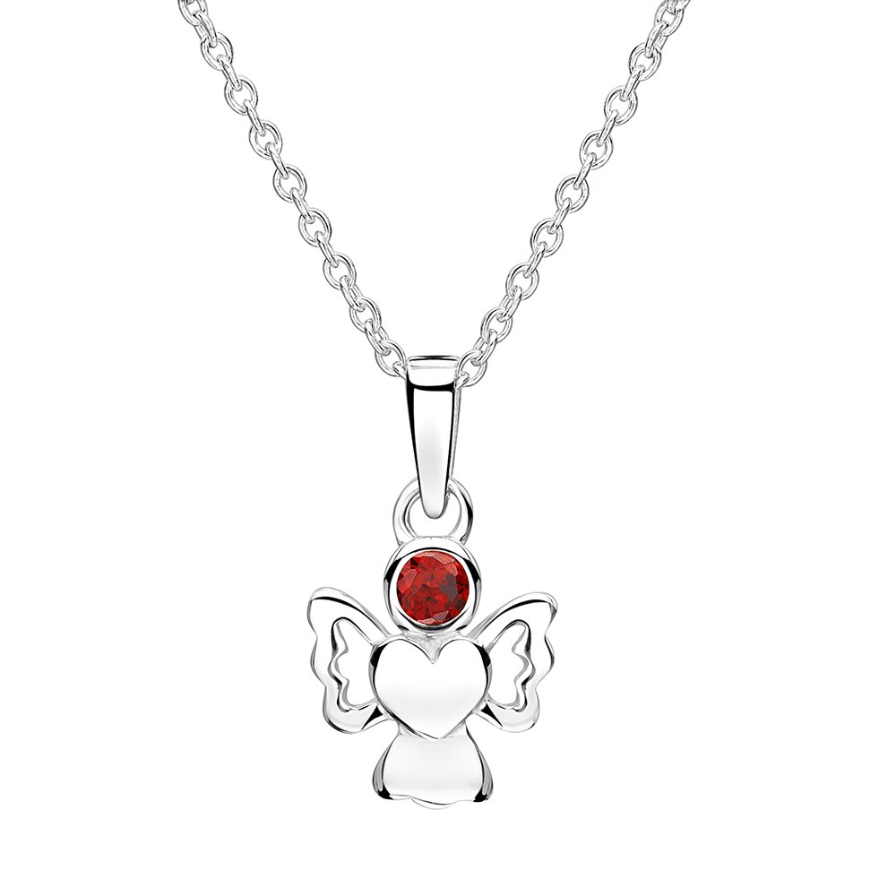 jo for girls sterling silver january birthstone angel