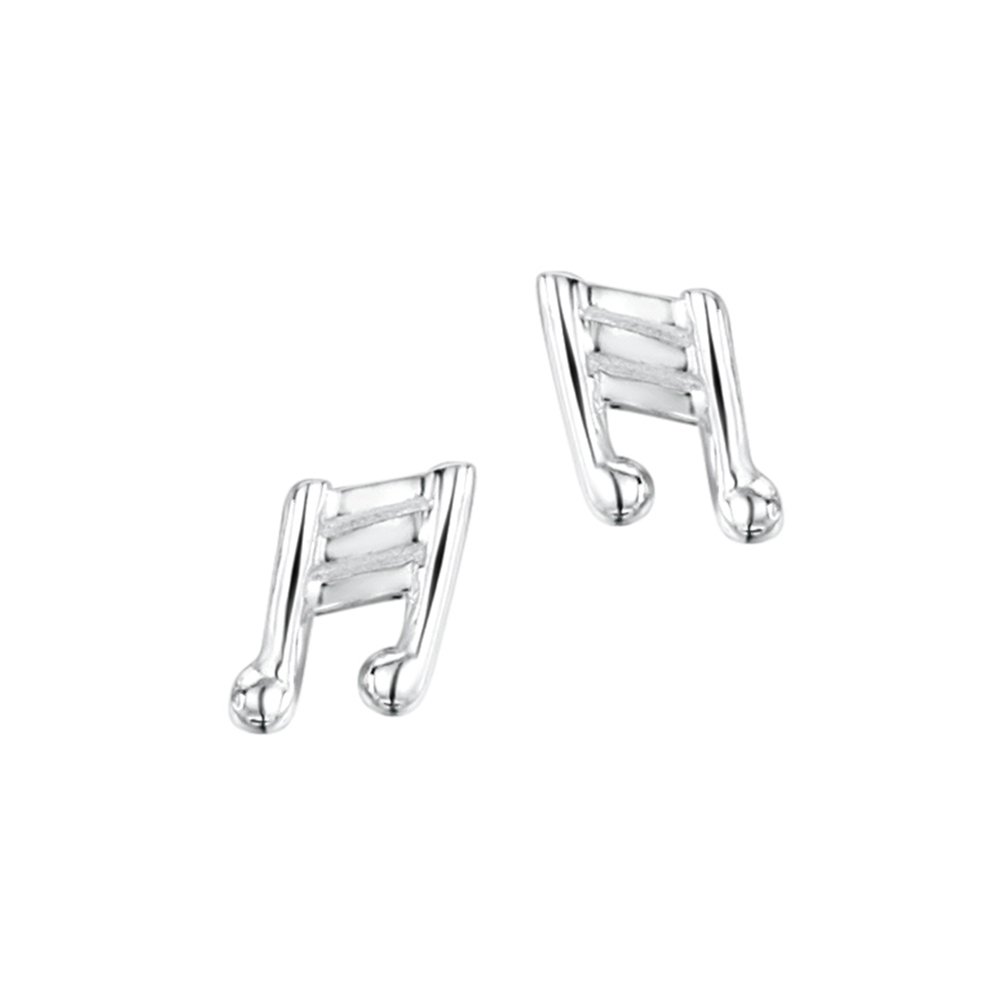 jo for girls sterling silver musical note stud earrings