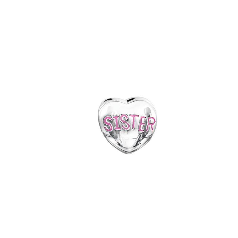jo for girls sterling silver sister double sided bead