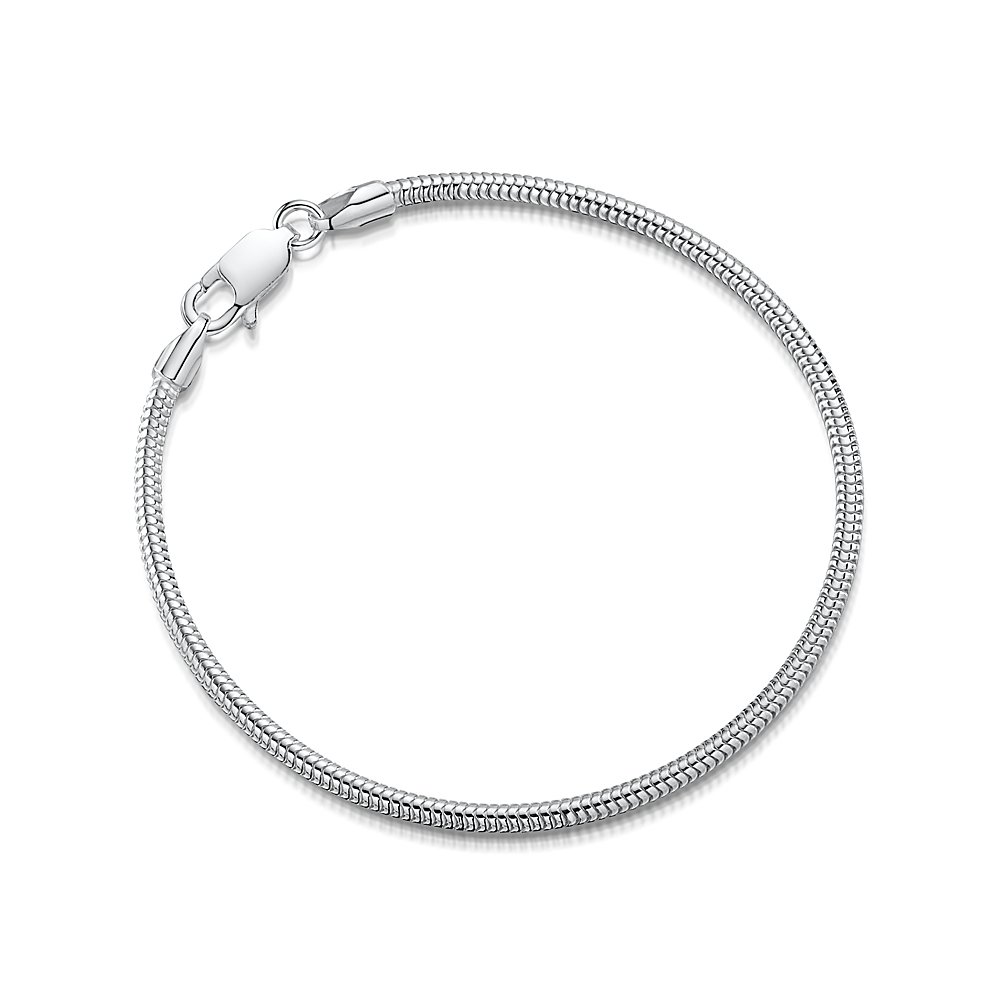 jo for girls sterling silver snake bracelet no stopper bumps