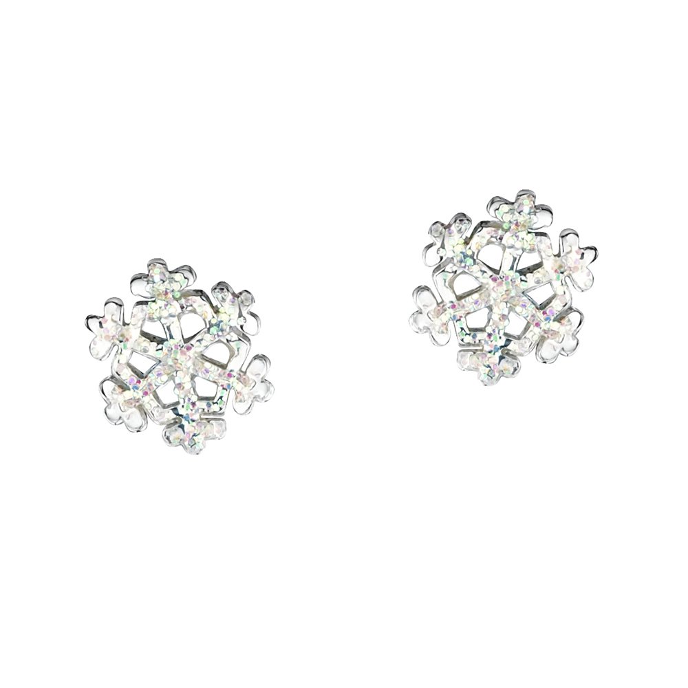 jo for girls sterling silver white snowflake stud earrings jo for girls sterling silver white snowflake stud earrings