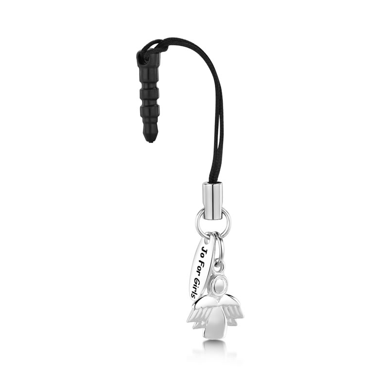 jo for girls guardian angel phone charm