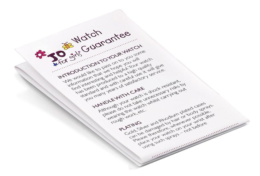 Jo For Girls Heart Watch With Pink Silicone Strap