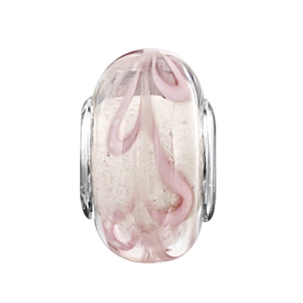 jo for girls joined pink flowers on clear glass