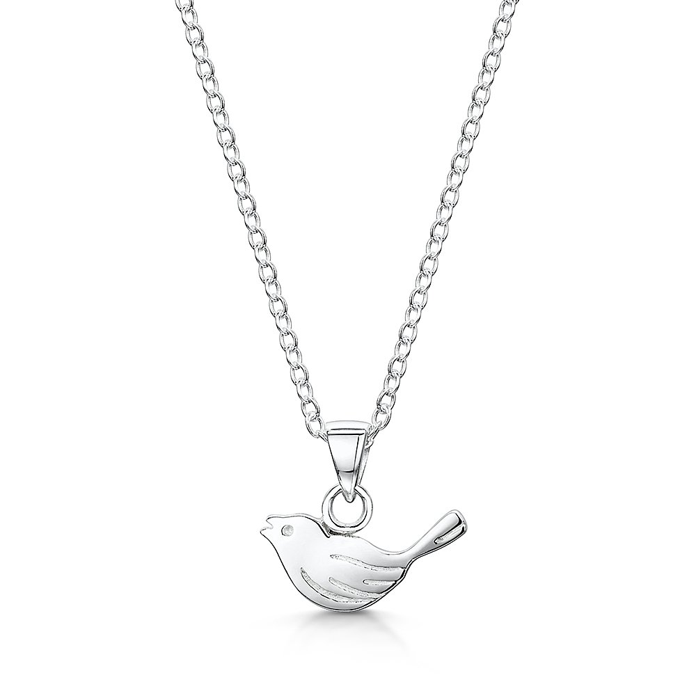 jo for girls sterling silver bird pendant