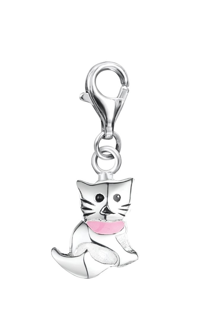jo for girls sterling silver cat charm