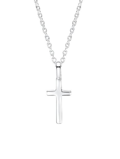 jo for girls sterling silver cross pendant