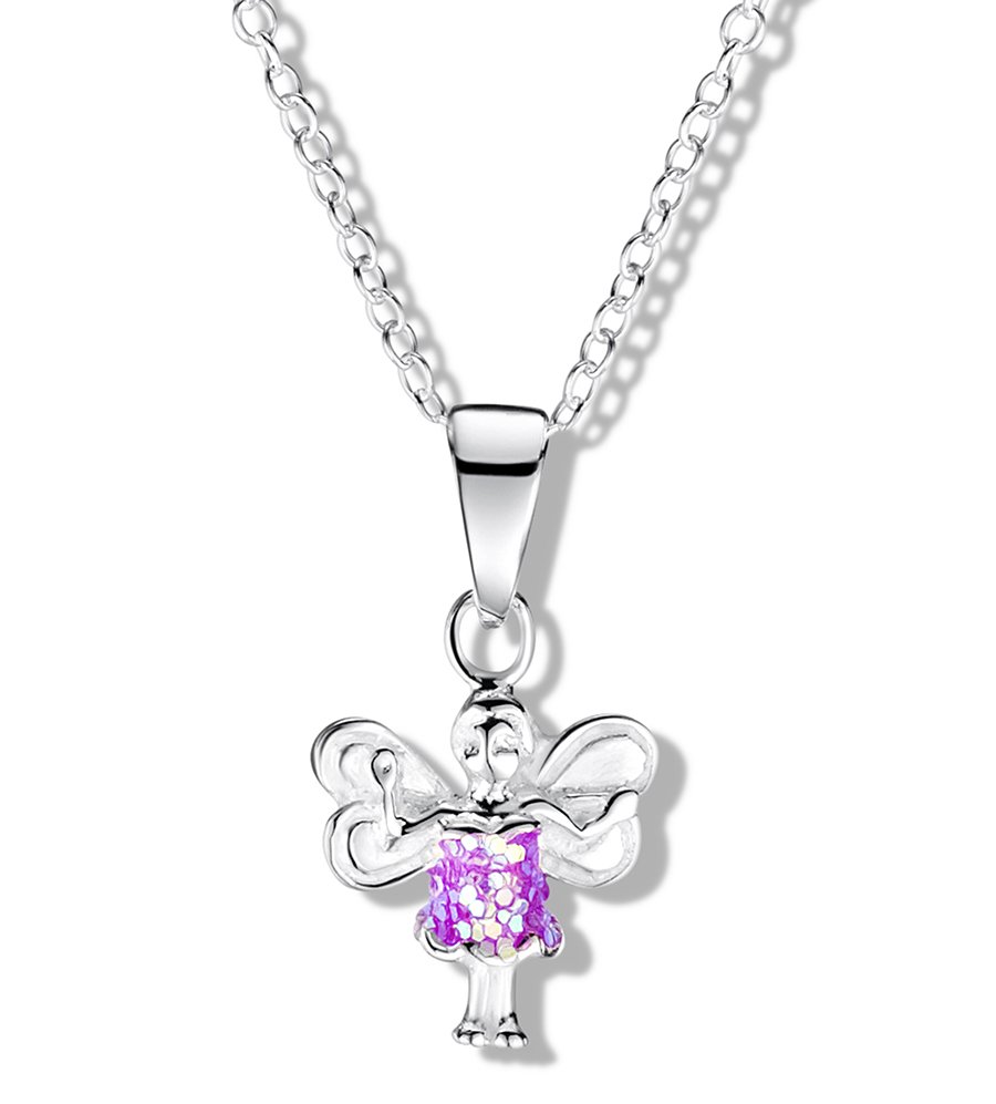 Jo For Girls Sterling Silver Fairy Pendant